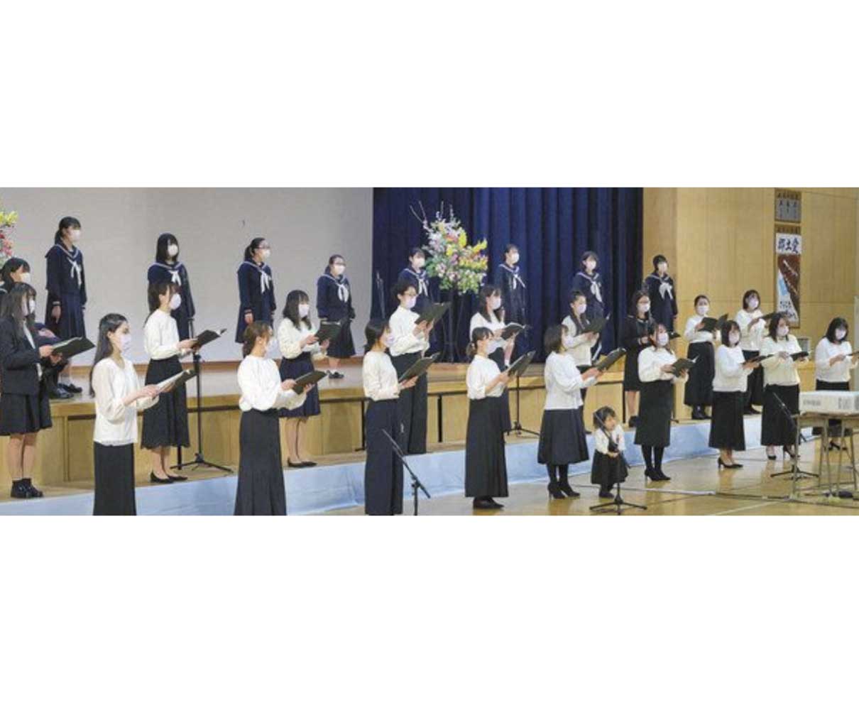 三国中合唱部　心に刻む歌声　ＯＧ共演　７３年の歴史に幕