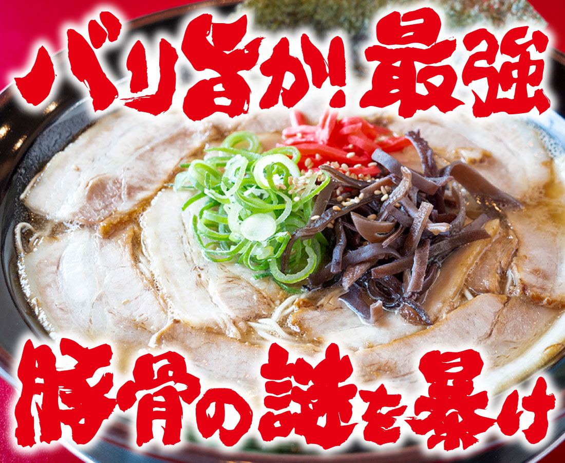 『九州白湯TRIP（とりっぷ）』の「チャーシュー麺」。福井のラーメン調査・第41杯