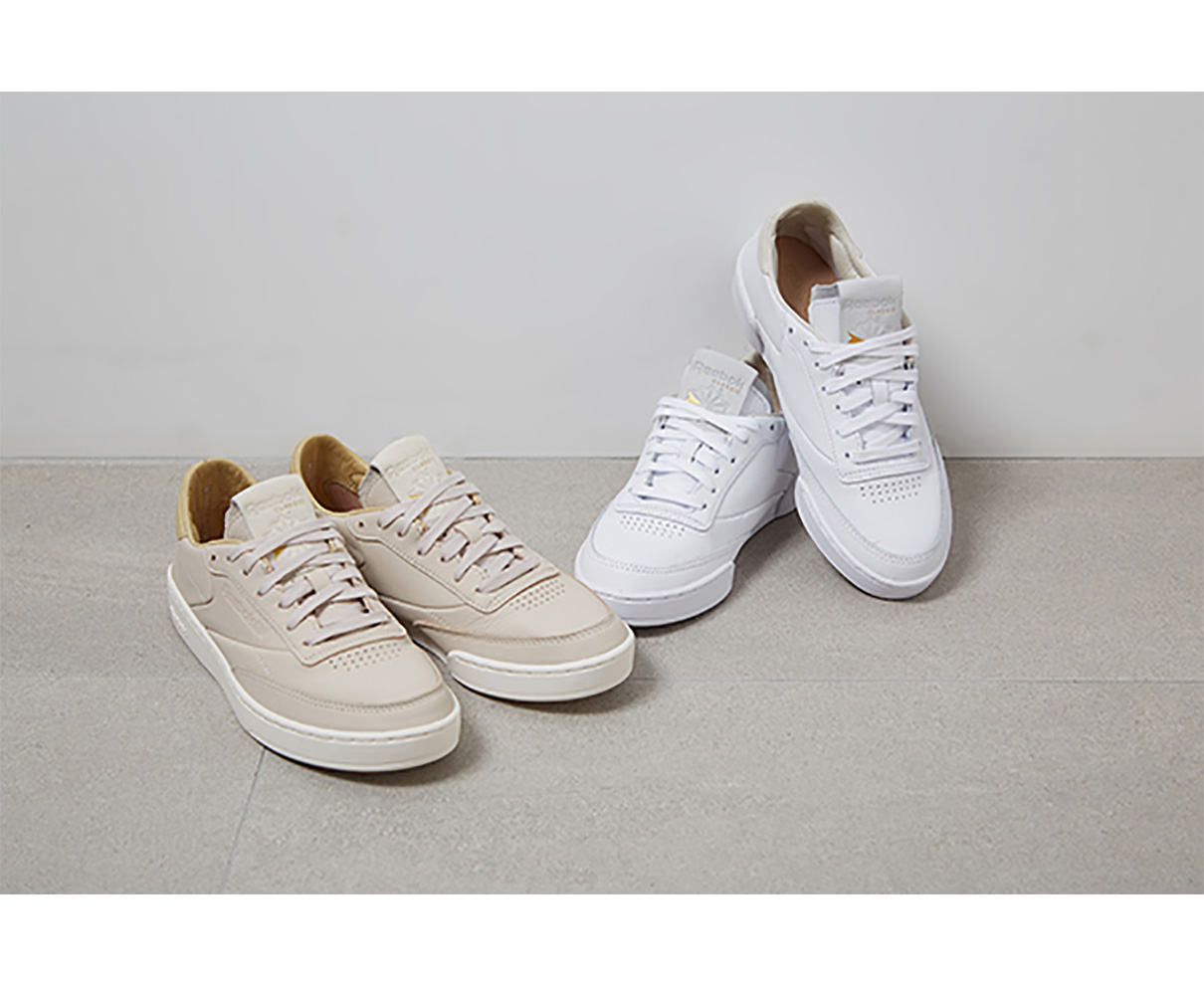 抜け感あるベージュに惚れちゃった。Reebokの裏定番『CLUB C』を、emmi色に仕立てたコラボスニーカー