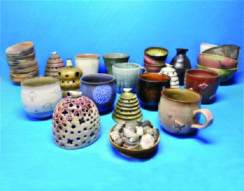 入江紳好・英代　陶展　～楽しいやきものいっぱい作りました～