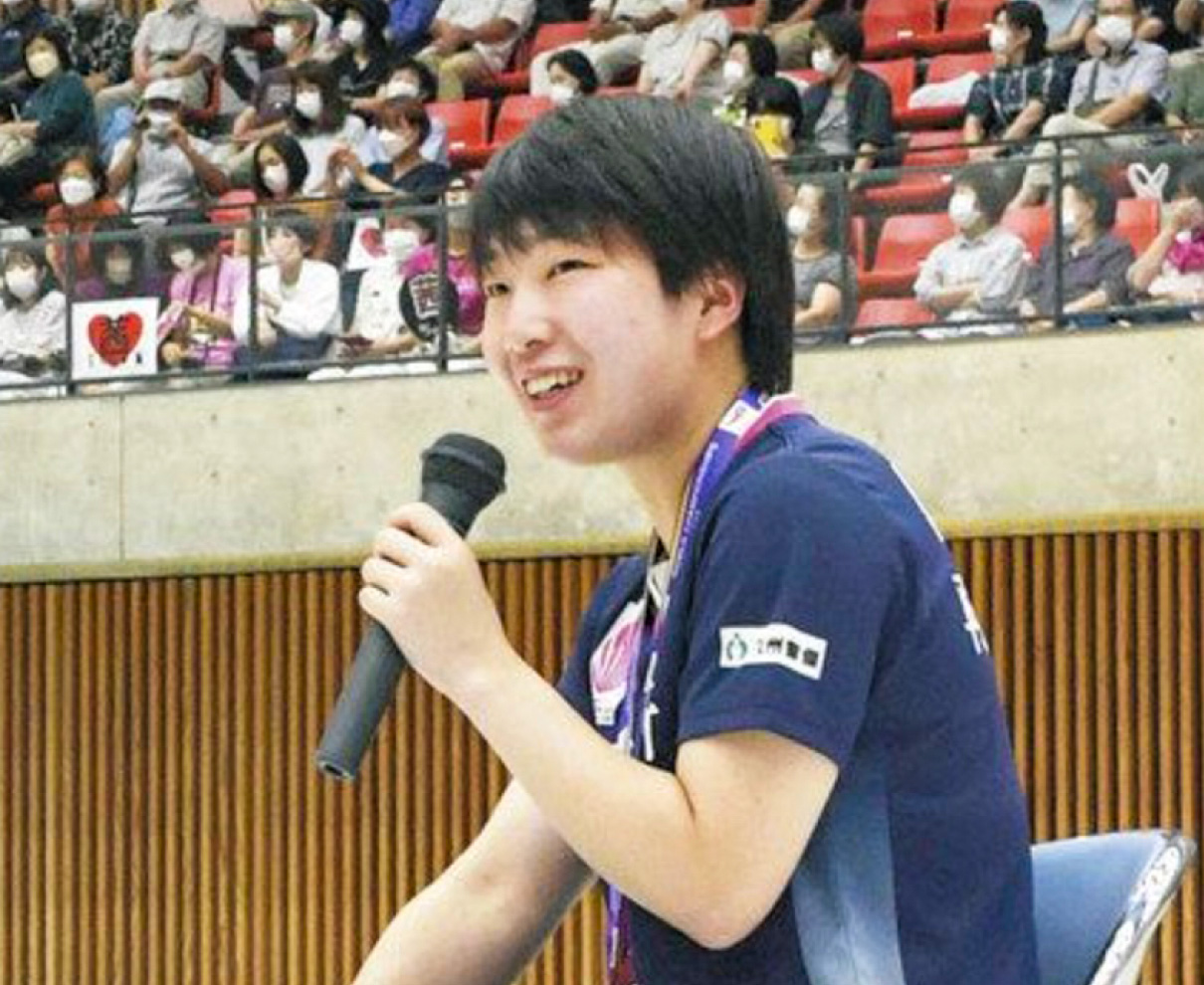 茜スマイル　勝山で再び　山口選手が感謝「応援が力に」