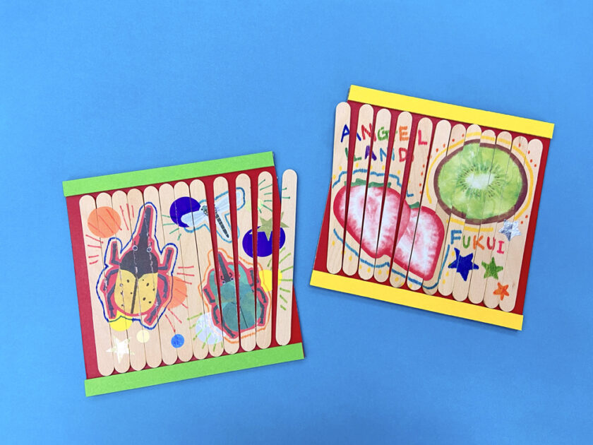 クラフト教室「アイススティック・パズル」