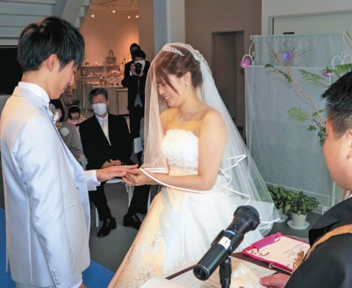 地元で挙式、愛を誓う　若狭で「ふるさとウエディング」