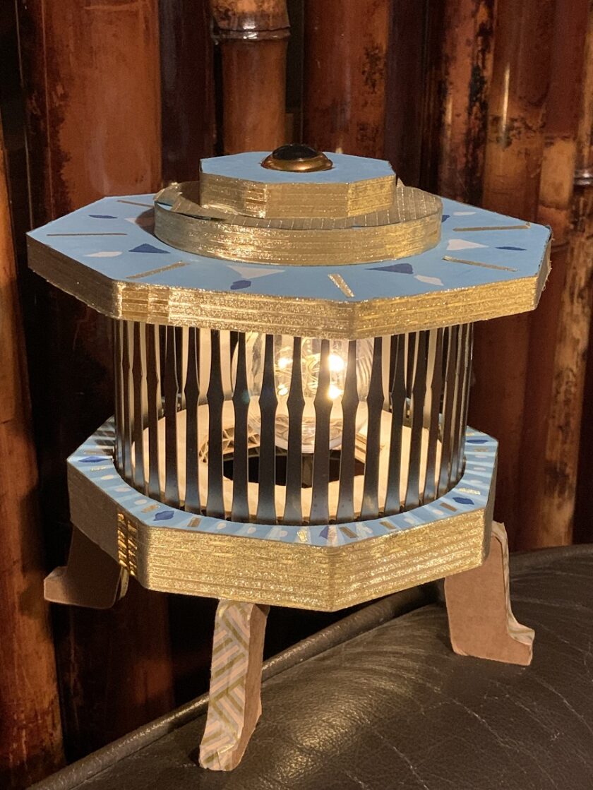 めがねのチタン端材で 「ミニ灯ろうを作ってみよう！」