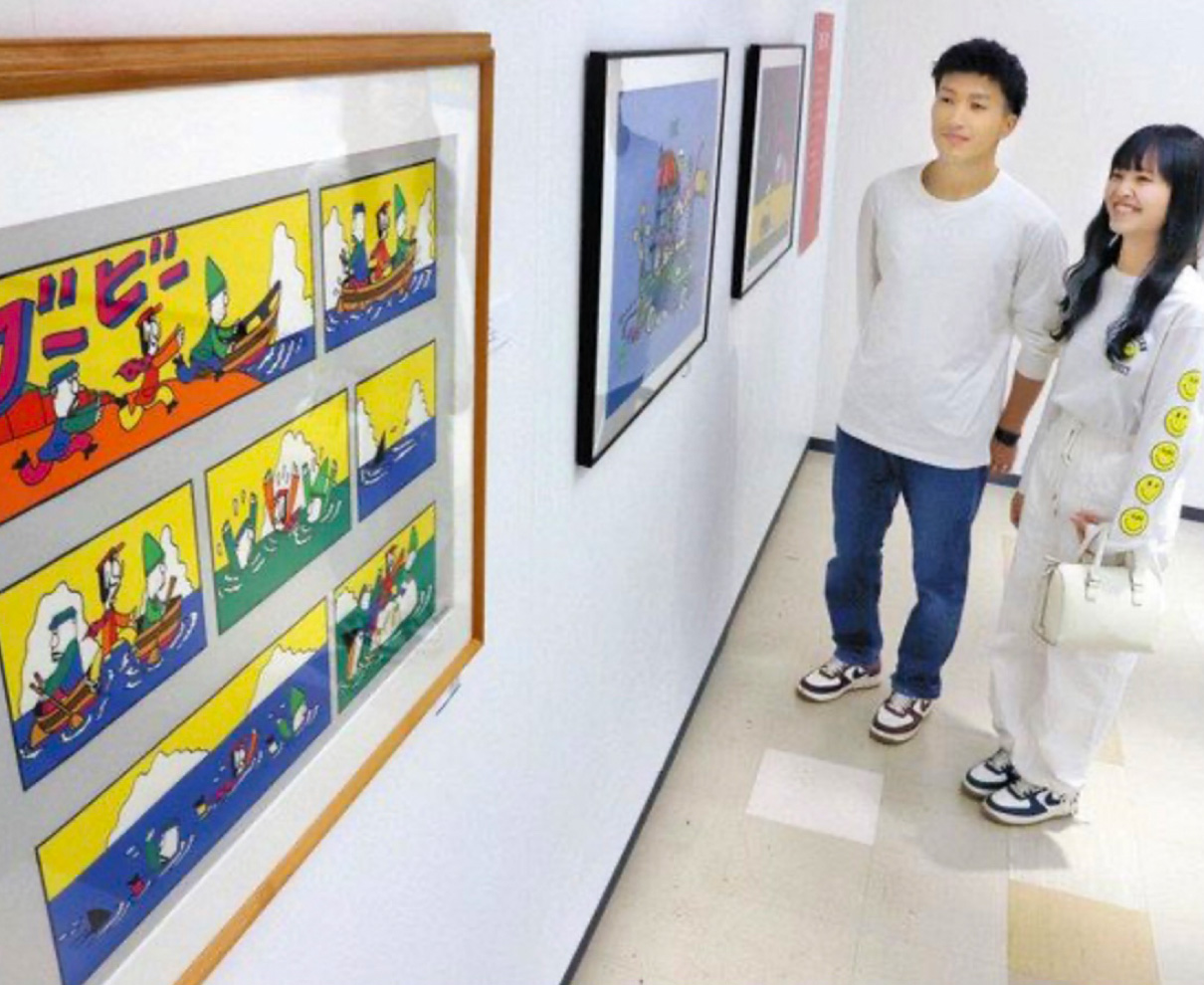 西武福井店アート展開幕　創業95周年記念　“同い年”クリヨウジ展とマンガ展