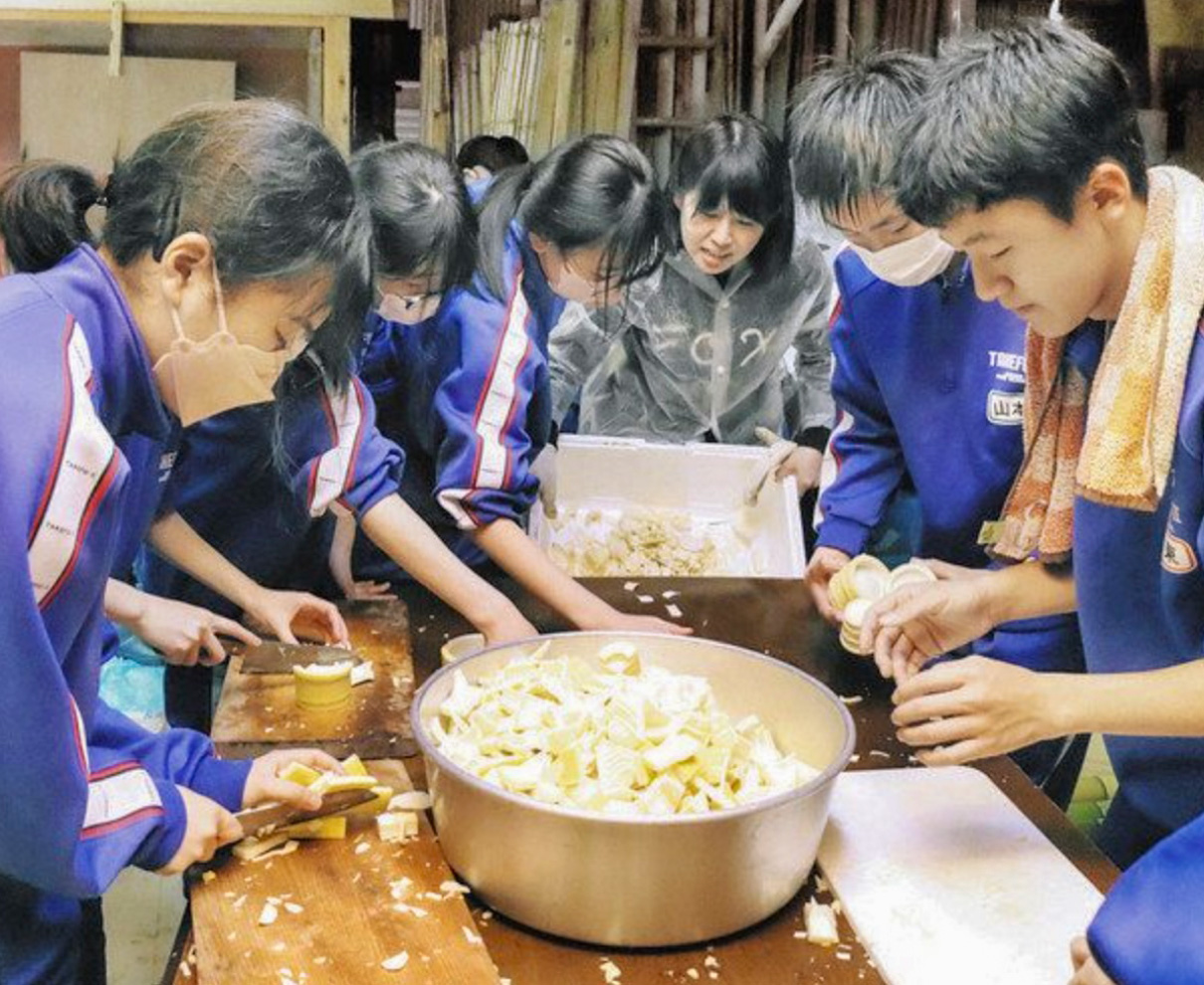 「坂口のメンマ」名産に　越前市　住民と中学生　協力し加工