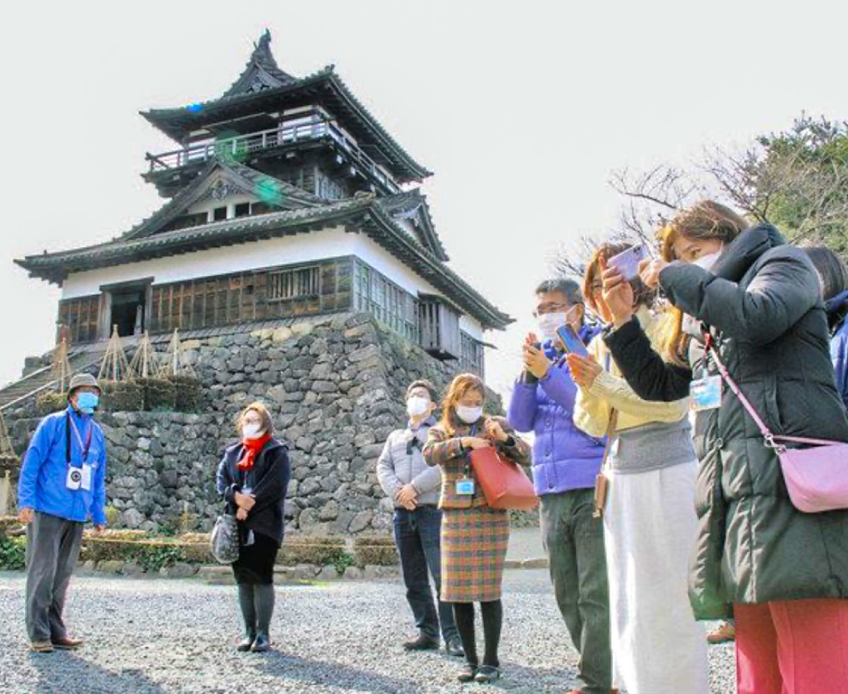 江戸時代の丸岡城下　地図に　坂井市教委　本年度作成