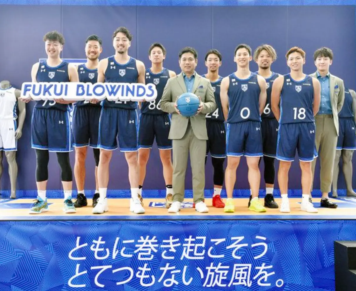 バスケの「福井ブローウィンズ」 「最短でB1昇格」へ決意