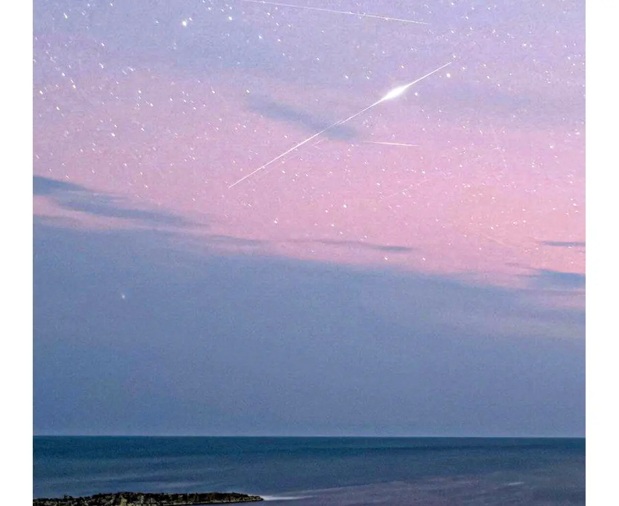 県内でもオーロラ？うっすら　　「自然の神秘」アマ写真家・吉田さん
