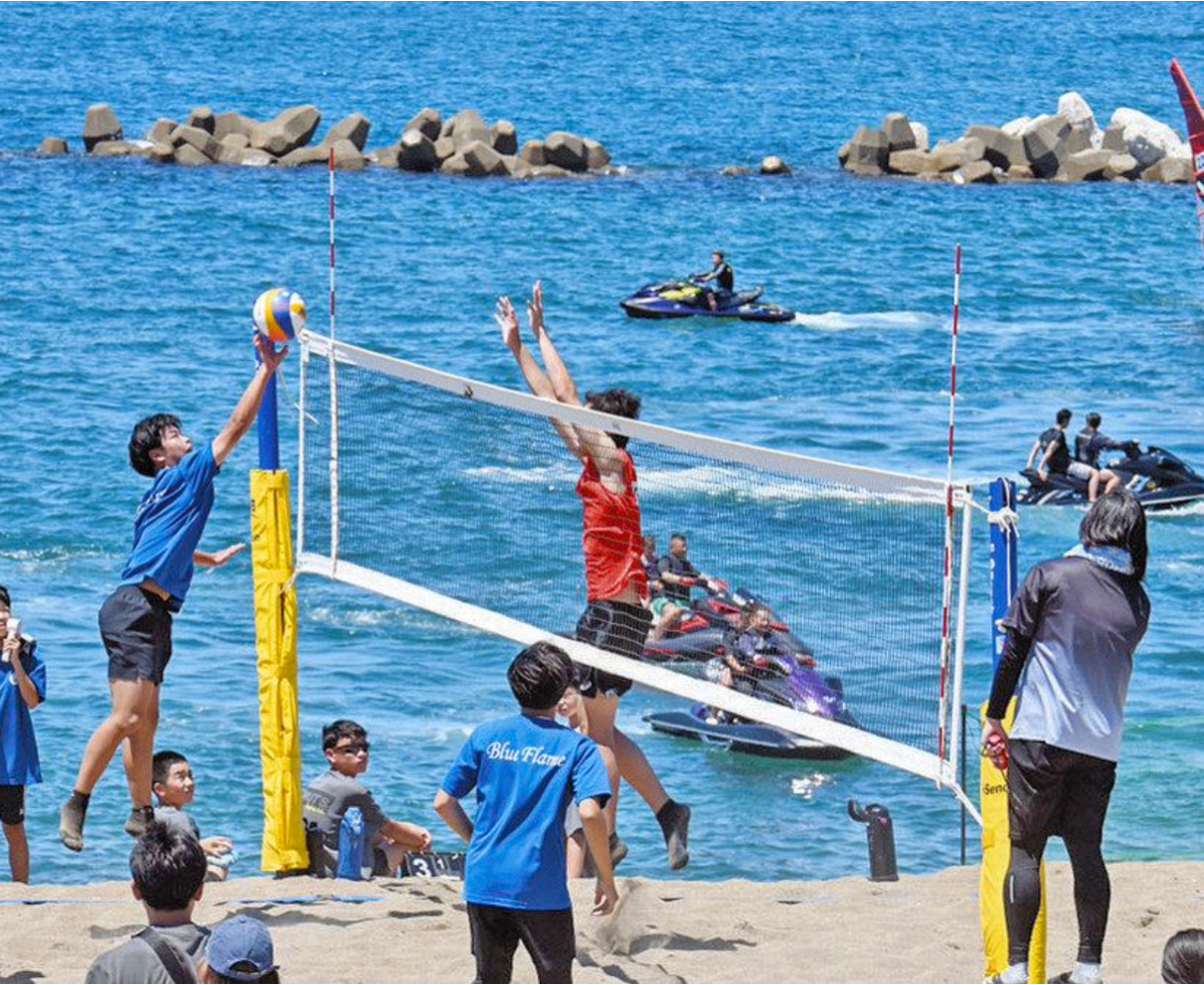 Blue Flame A　優勝　中学生ビーチバレー