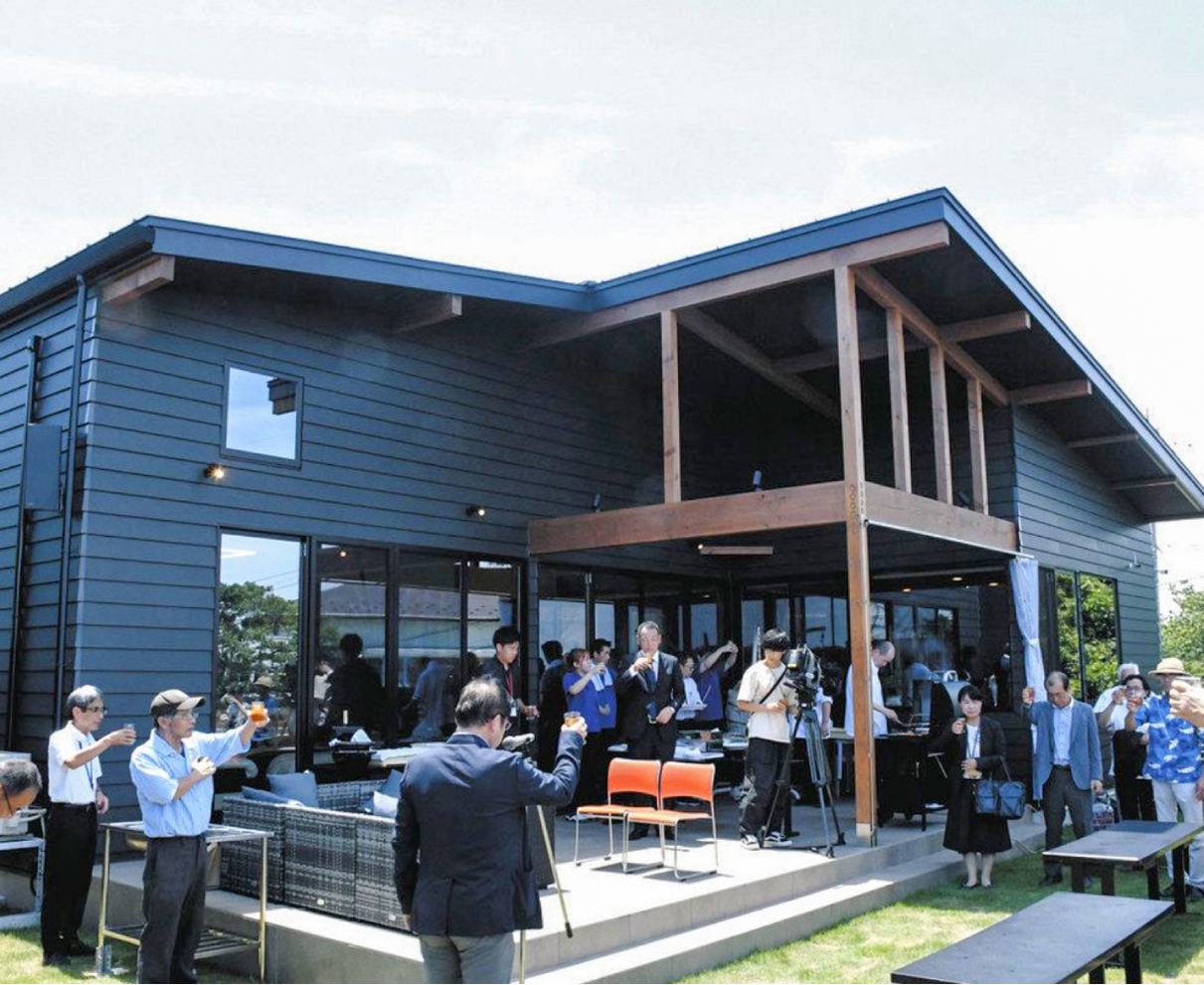 上質な宿、テラスでBBQも