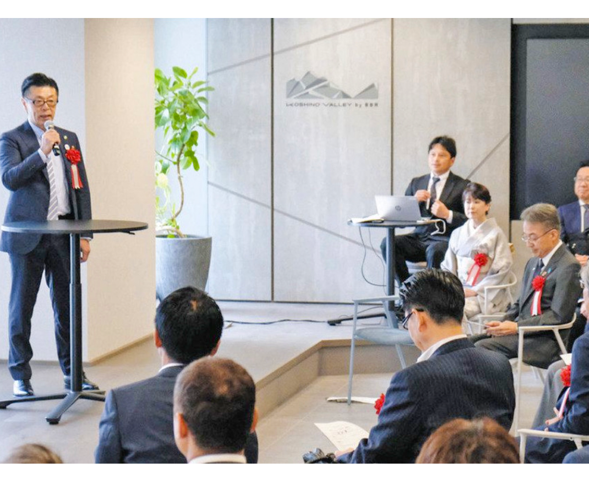 企業育成へ支援施設開所　越乃バレーフクマチブロックに