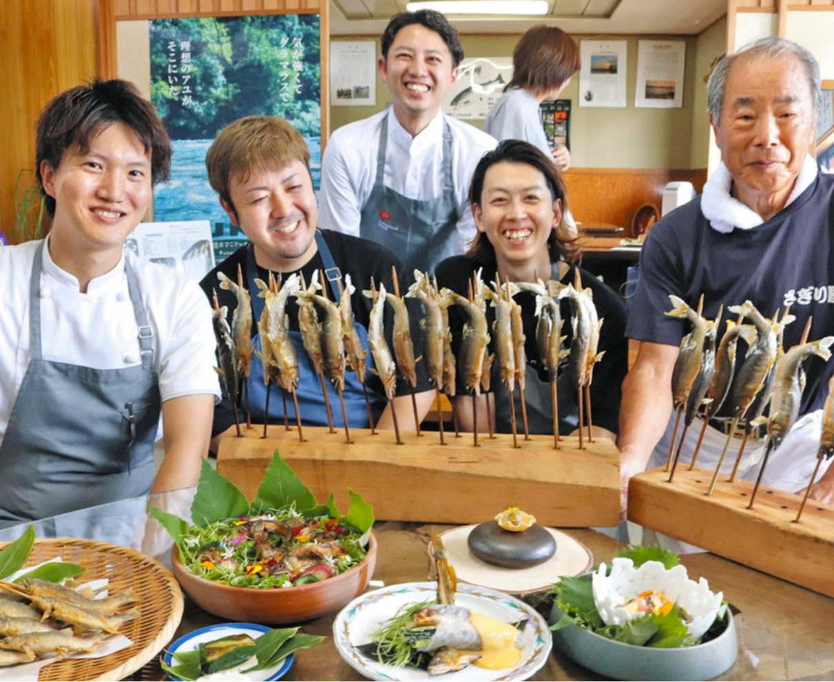 九頭竜鮎　ブランド化へ　料理人有志がＰＲ会発足