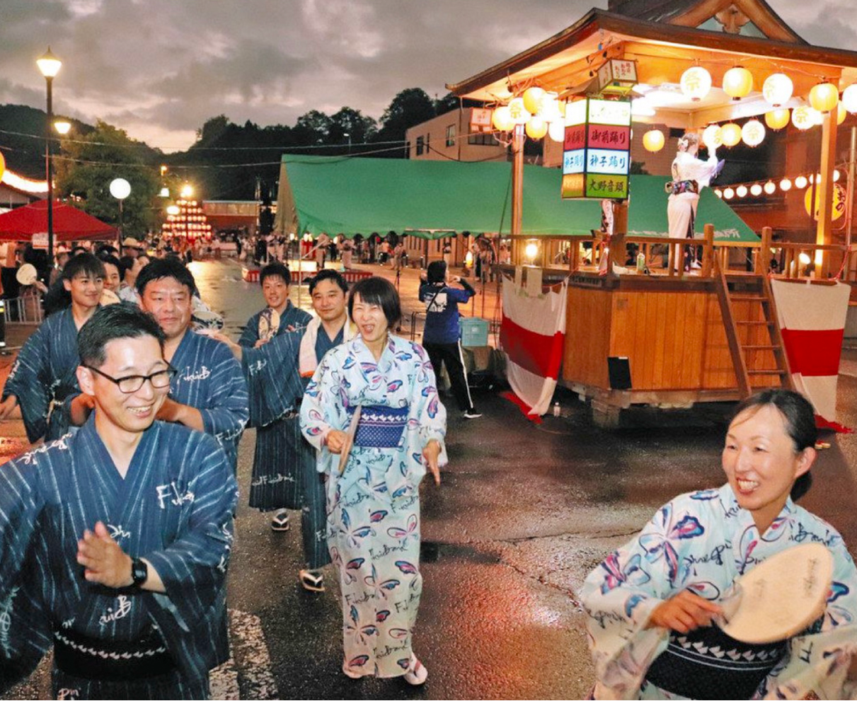 おおのおどり　六間通り熱く　大野・おおの城まつり