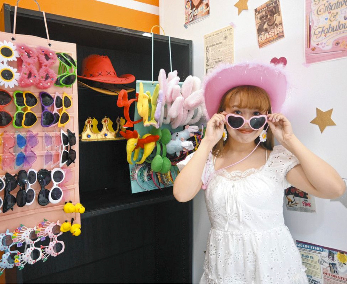 写真シール青春に彩りを　坂井のインフルエンサー監修　エルパに体験型コーナー