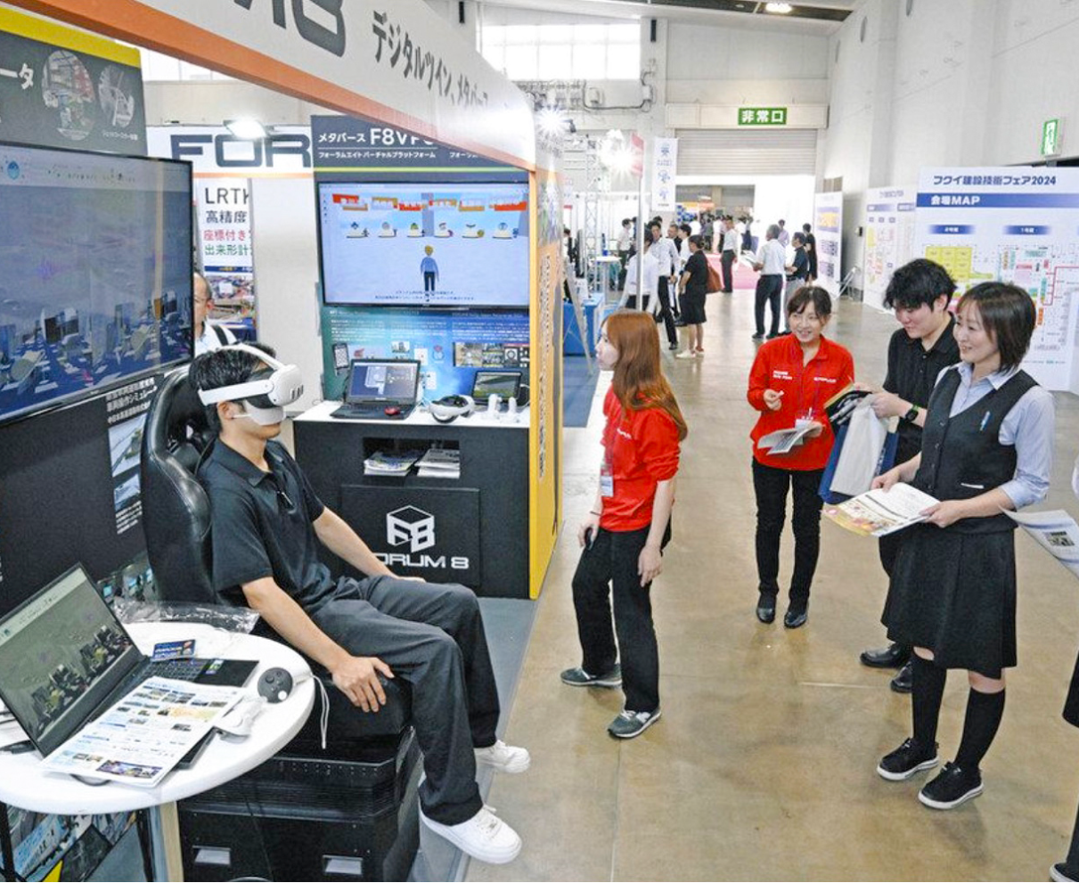 県内企業自慢の最新技術とは？　　土木建築のフェア開幕