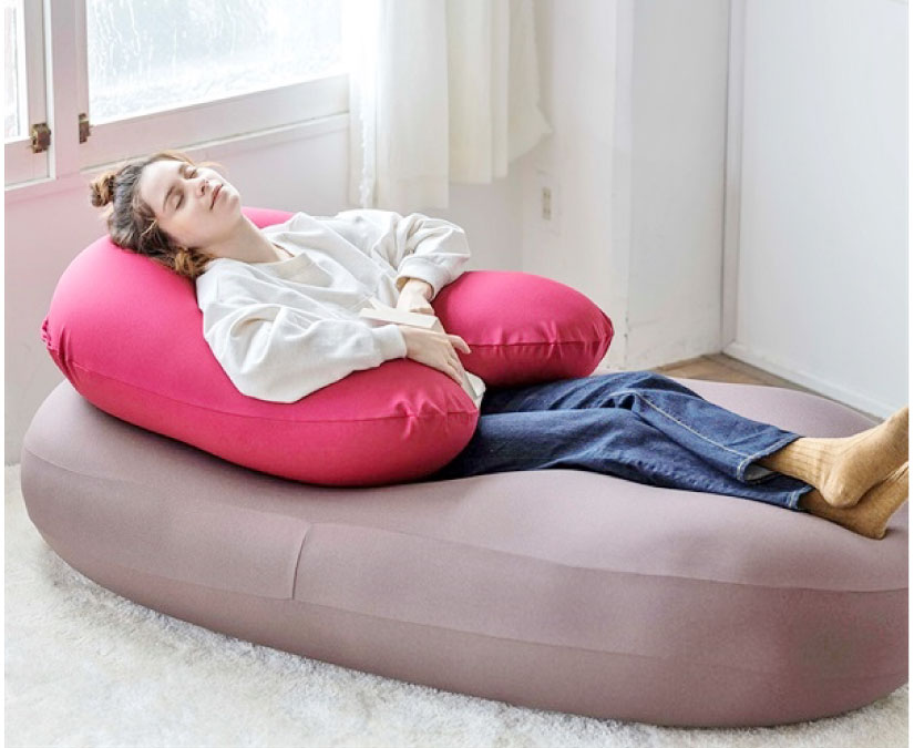 国内生産の安全素材にこだわる、癒しの極上ビーズクッション｜MOGUストア