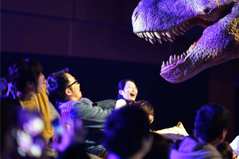 再開予定　準備中さま　希少 グラレーター 恐竜 足跡 270mm fr60 12/7まで】リアル恐竜体験ライブショー「DINO-A-LIVE 蘇った福井の恐竜