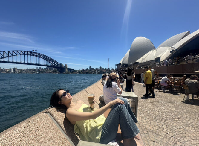 想像以上に大きくて、かっこよかったオペラハウス。初のオーストラリアは大満足の旅でした。