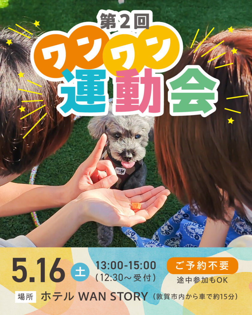 愛犬と楽しむ！ワンワン運動会