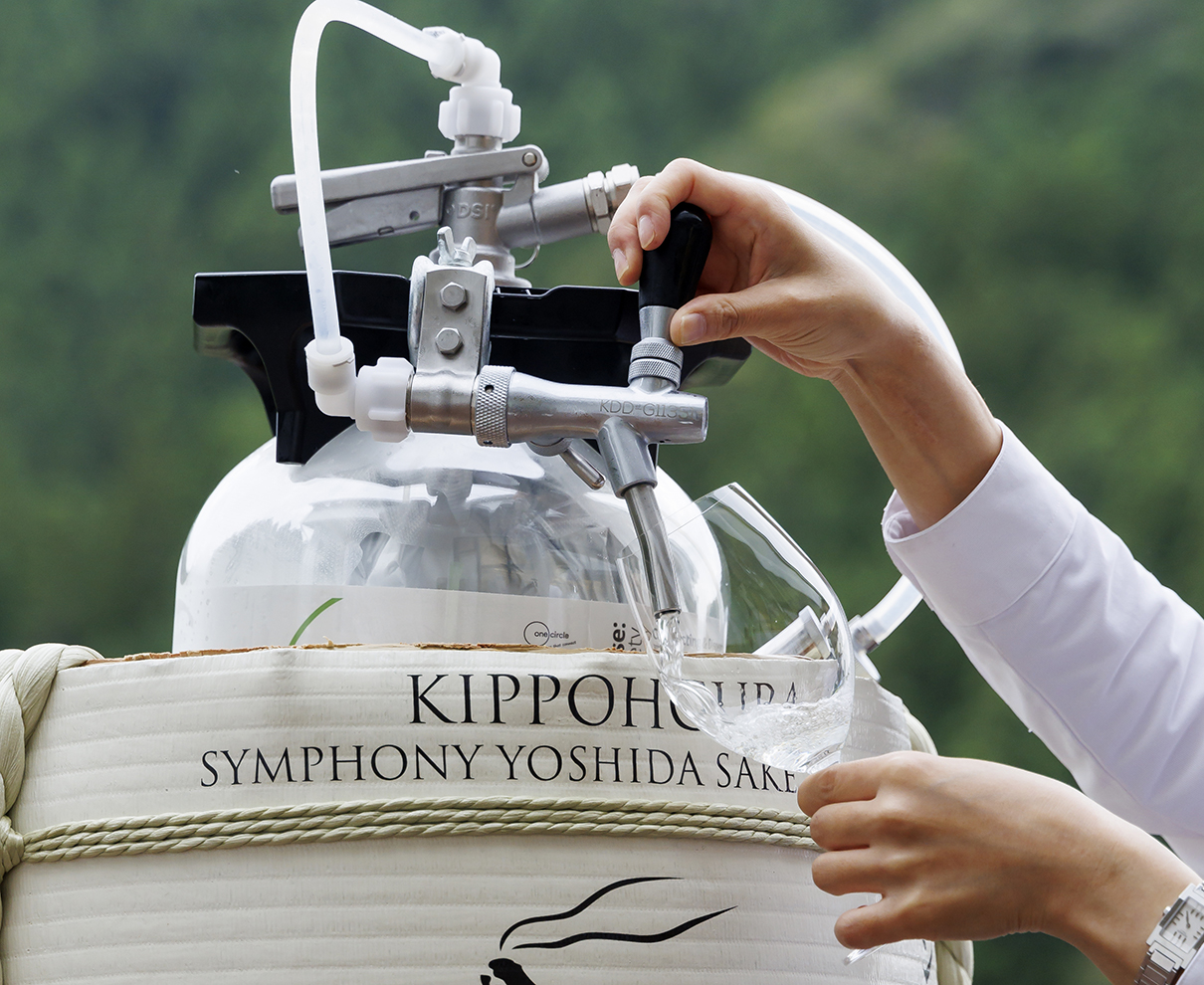 【～5/6】しぼりたて「生原酒」の無料試飲イベントを開催中！｜𠮷田酒造 吉峯蔵直営店 マルシェ智