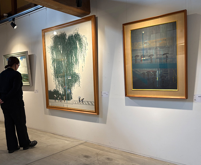 【～6/28】都会に住む人々の日常的な風景を描く、日本画家・米谷清和の作品展開催。│大野市　　