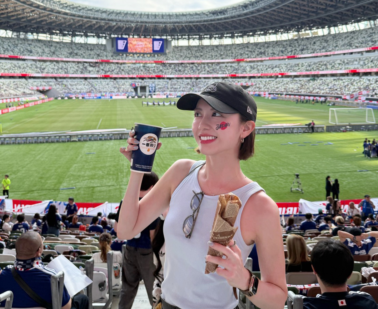 スポーツが熱い2026年。FIFAワールドカップ開幕前に、キリンチャレンジカップを観に国立競技場へ！