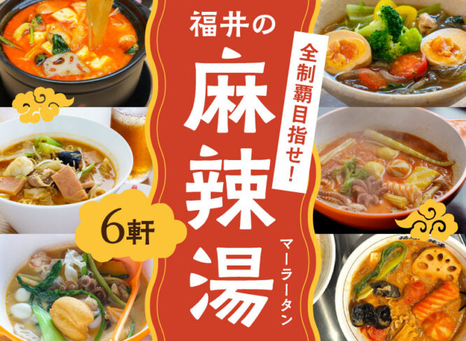 ついに福井にも波到来！ 麻辣湯(マーラータン)が食べられる福井のお店６軒。
