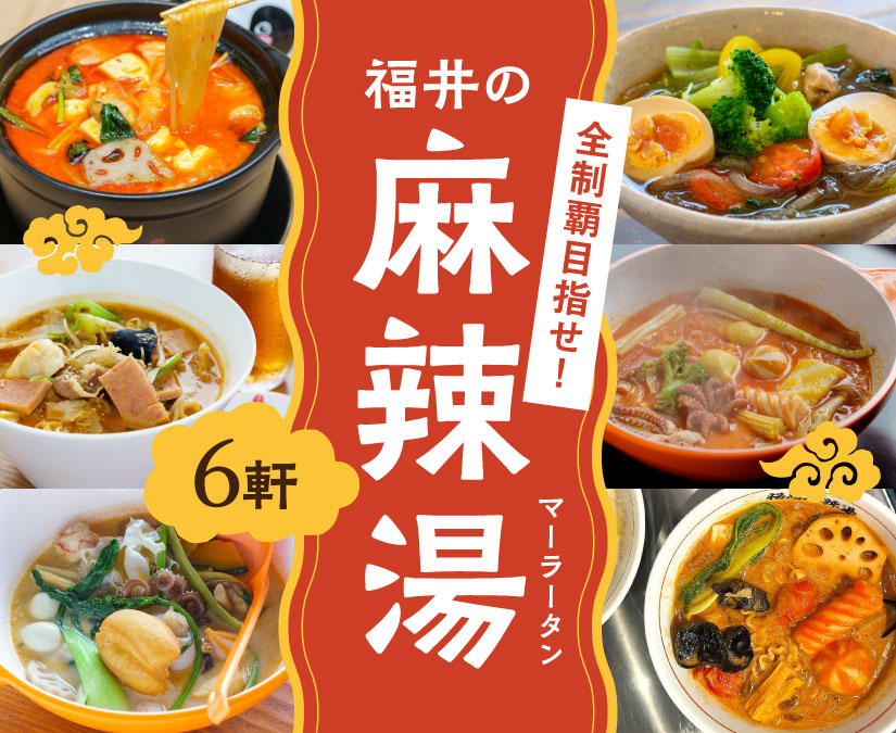 ついに福井にも波到来！麻辣湯(マーラータン)が食べられる福井のお店６軒。