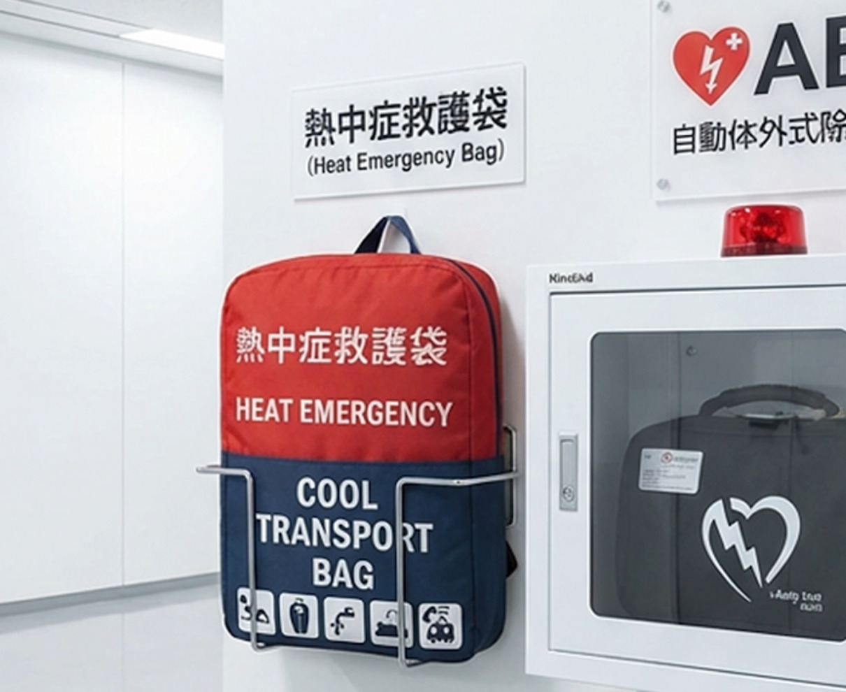 熱中症現場での「即時冷却・搬送」を実現。大阪大学との共同研究で得た知見から生まれた「熱中症救護袋 NB-001」。