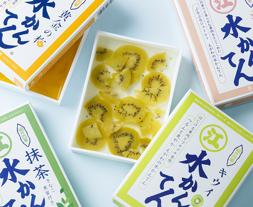 夏の風物詩を手土産に。ひんやりつるりん食感の「水かんてん」。｜えがわ 本店