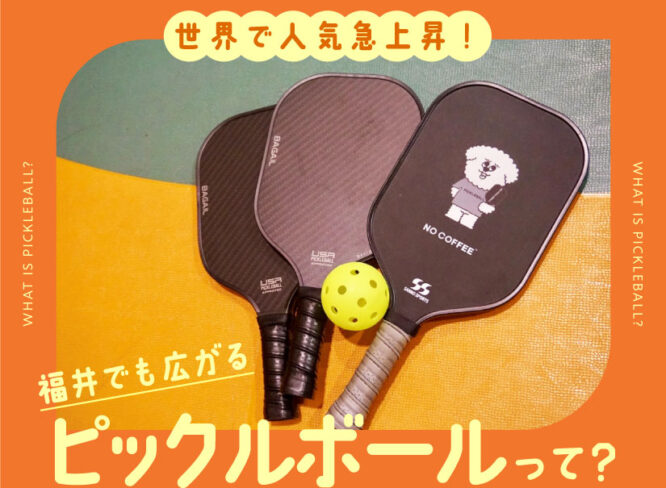 世界で人気急上昇！ 福井でも広がる「ピックルボール」って？